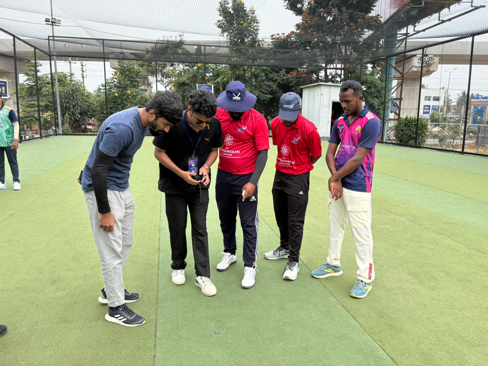 Powerplay boundary cheered by the crowd